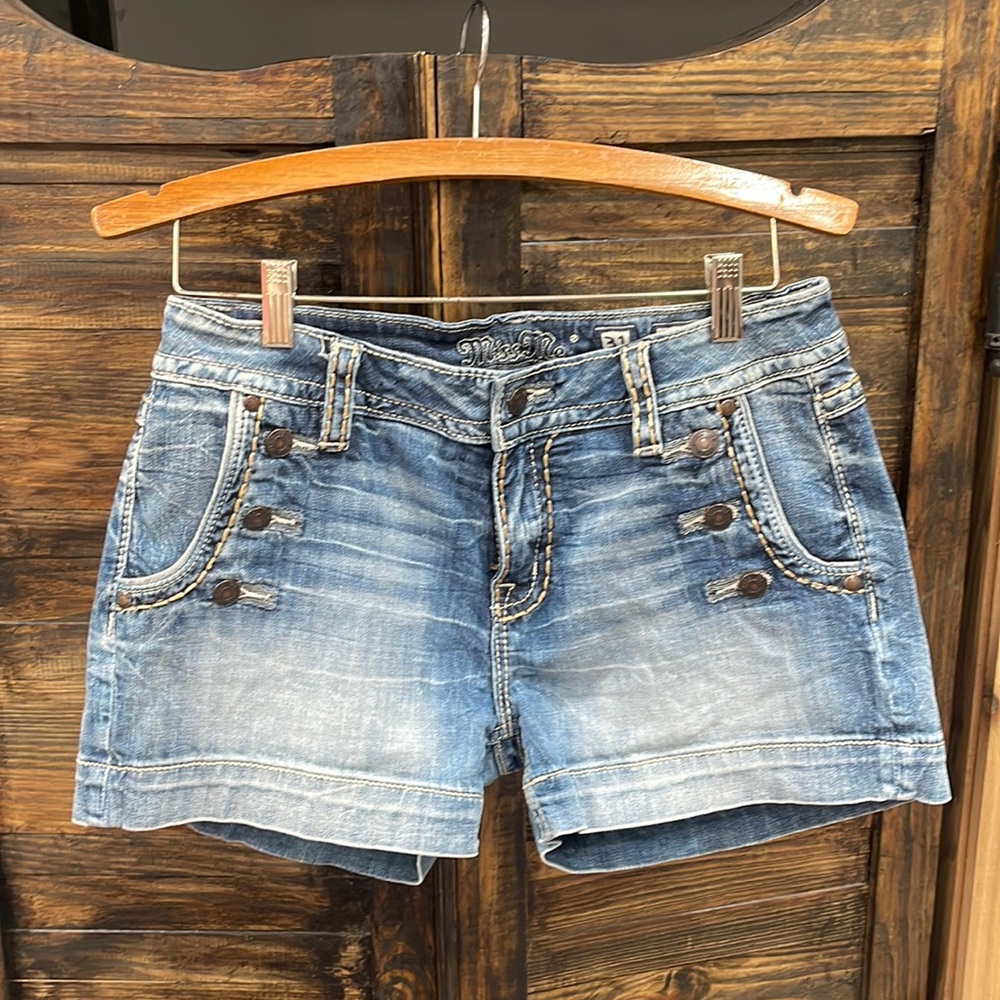 Mid rise miss me jean shorts